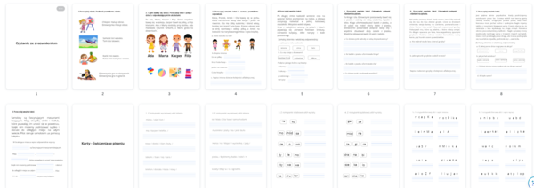Giga pakiet polonistyczny dla klas 1-3 60 STRON