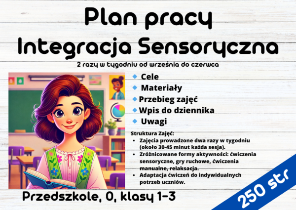Plan Pracy dla Integracji Sensorycznej w Przedszkolu i Klasach 0-3
