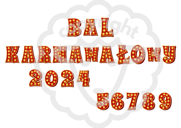 Girlanda pt: BAL KARNAWAŁOWY 2024