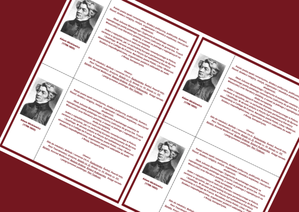 ADAM MICKIEWICZ – biogram – wklejka