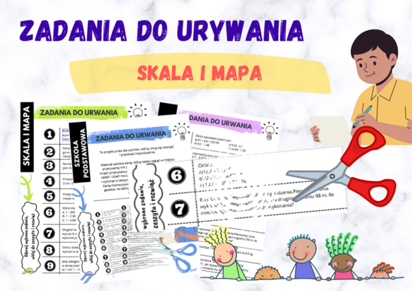 Zadania do urwania – skala i mapa