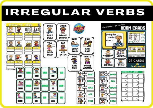 IRREGULAR VERBS - PAKIET - CZASOWNIKI NIEREGULARNE