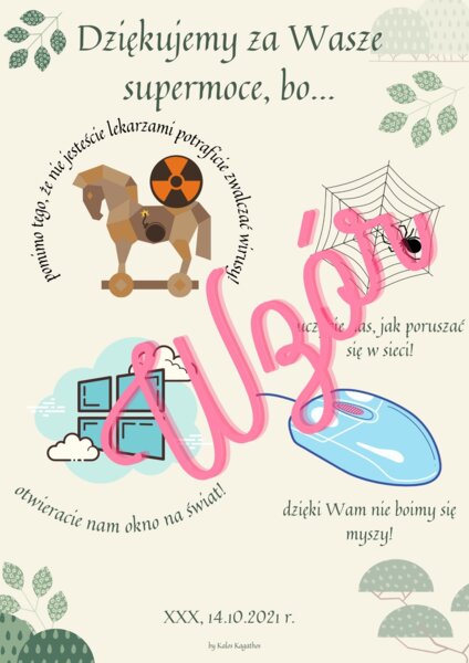 Kartka dla nauczyciela, Dzień Edukacji Narodowej, DEN, KEN