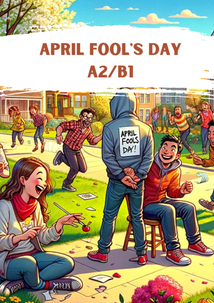 Prima Aprilis! Karty pracy: April Fool's Day A2/B1. Worksheet