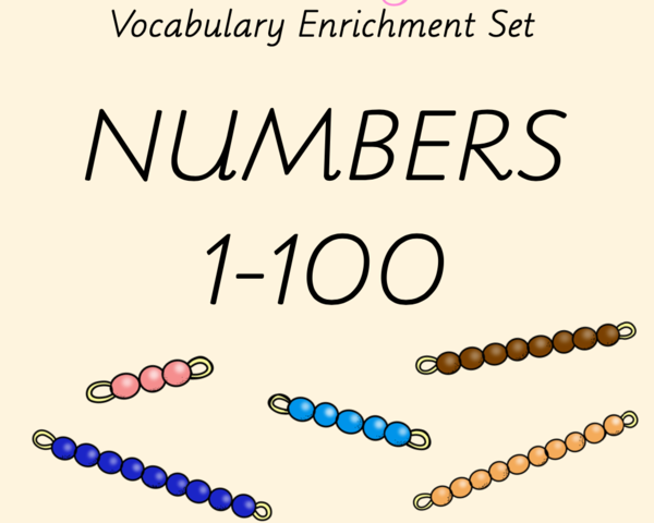 Zestaw kart obrazkowych: NUMBERS 1-100