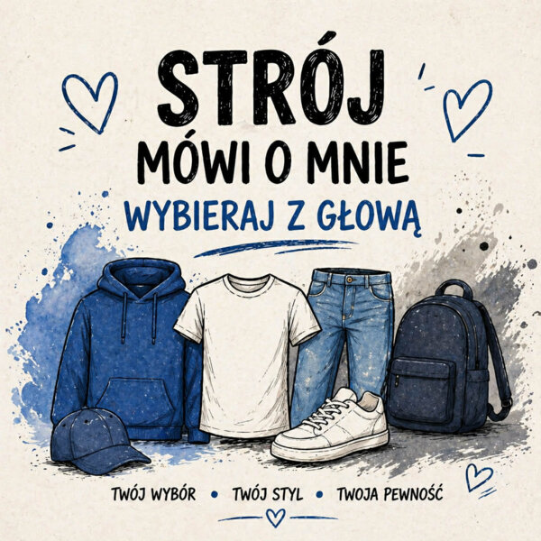 Grafiki gazetka Strój mówi o mnie