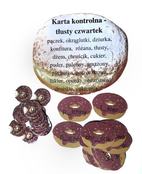 Tłusty czwartek - ortografia - pączki