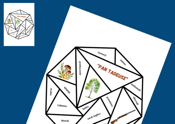 PAN TADEUSZ – układanka – puzzle – egzamin – powtórka