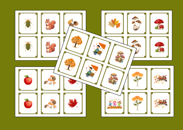 JESIEŃ – memory – 30 szt.