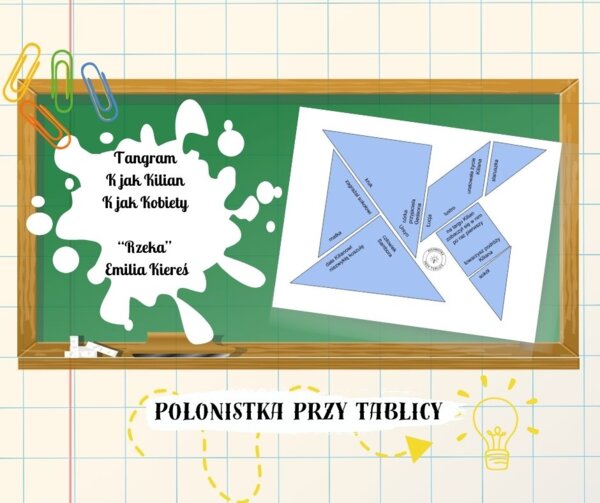 Tangram powieść "Rzeka" Emilia Kiereś K jak Kilian