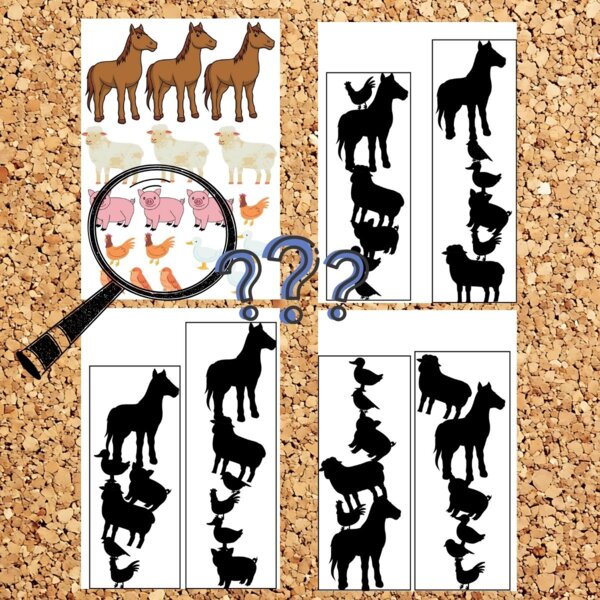 Wesoła zgraja zwierząt – percepcja wzrokowa i trening pamięci