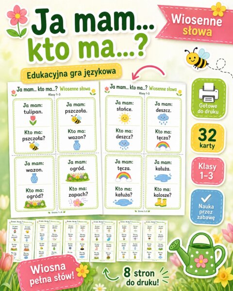 Ja mam... kto ma... Wiosenne słowa