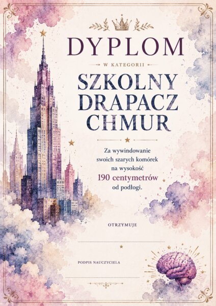 Dyplomy- Nagrody dla uczniów ciekawe kategorie