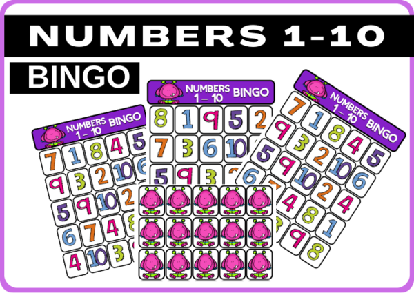 NUMBERS 1-10 - BINGO