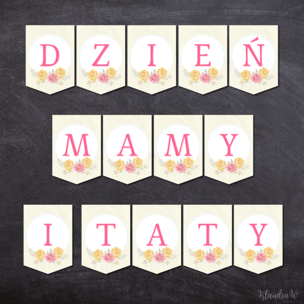 DZIEŃ MAMY I TATY - GIRLANDA