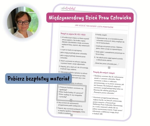 Międzynarodowy Dzień Praw Człowieka - JAK UCZCIĆ TEN DZIEŃ? LISTA POMYSŁÓW