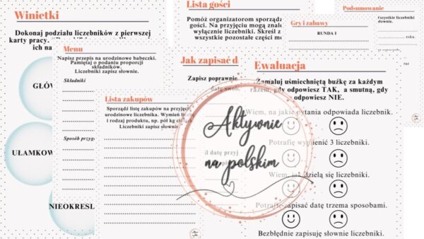 Liczebniki - karty pracy + prezentacja gratis