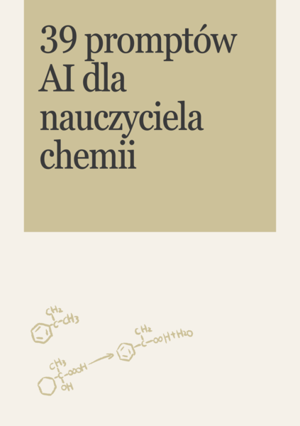 39 promptów AI dla nauczyciela chemii — szkoła średnia (booklet A5)