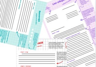 Karty pracy - wypowiedzi pisemne