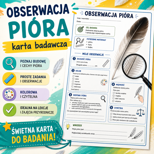 Obserwacja pióra