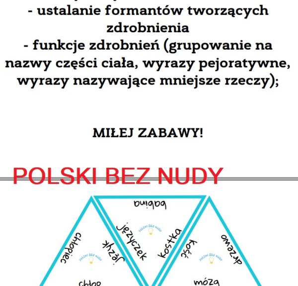 Trimino - słownictwo