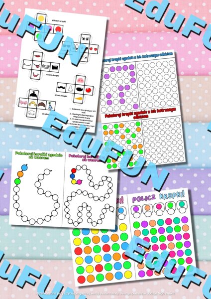 Dzień Kropki - Karty pracy pełne zabawy! 12 stron
