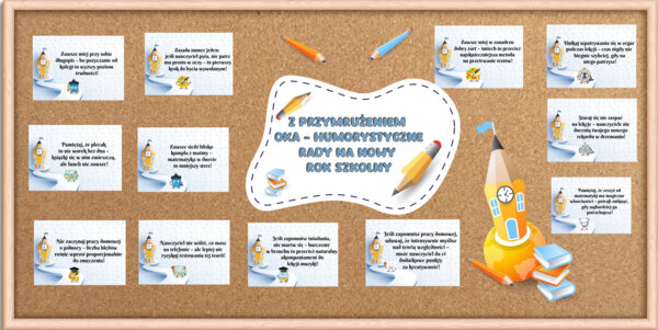 Z przymrużeniem oka || Humorystyczna gazetka na nowy rok szkolny