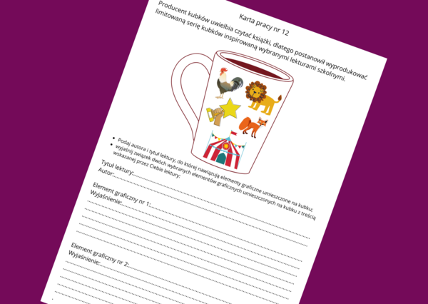 "ARTYSTA” – lektury- kl. 4-8 – ikonki – powtórzenie – powtórka – egzamin – karta pracy