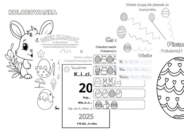 Wiosna - kwiecień. Materiał edukacyjny.