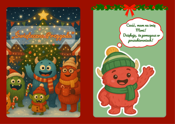 Świąteczna Przygoda” — interaktywna książeczka z zadaniami dla dzieci 3–5 lat