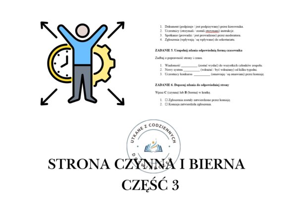 STRONA CZYNNA I BIERNA — ZESTAW NR 3
