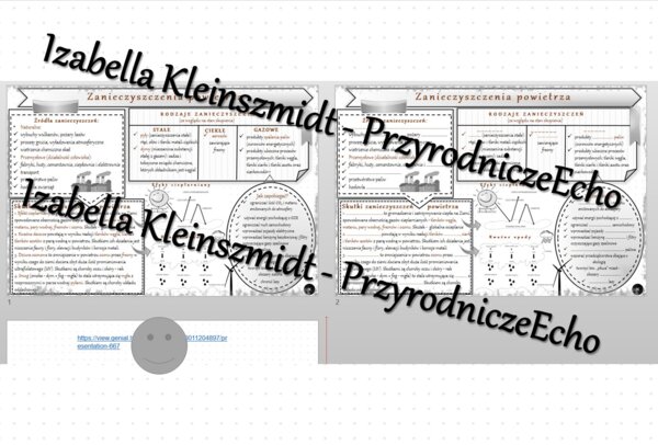 Minizestaw na temat „Zanieczyszczenia powietrza” – sketchnotka + karta pracy w power point + gratisowy link do prezentacji multimedialnej niekomercyjnej wykonanej w genial.ly do indywidualnego pobrania i użycia do celów niekomercyjnych. Chemia 7, „Gazy i