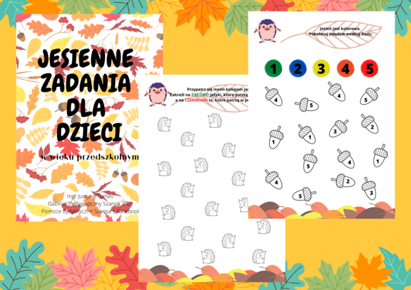 JESIENNE ZADANIA DLA PRZEDSZKOLAKÓW