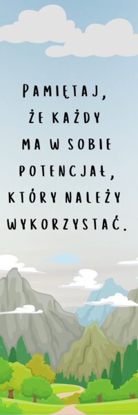 Zakładka do książki - góry