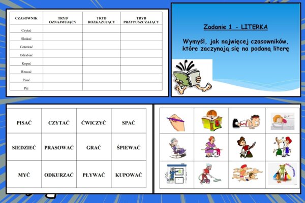 Czasownik. Gra klasowa