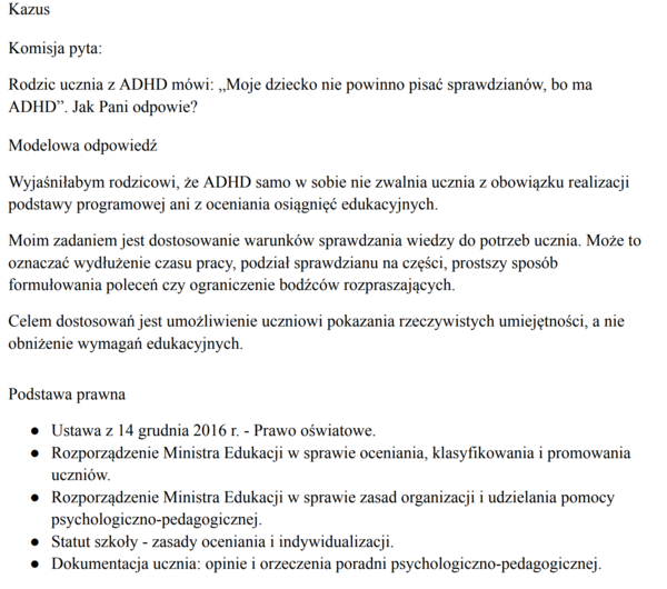 Kompendium wiedzy do egzaminu na nauczyciela mianowanego
