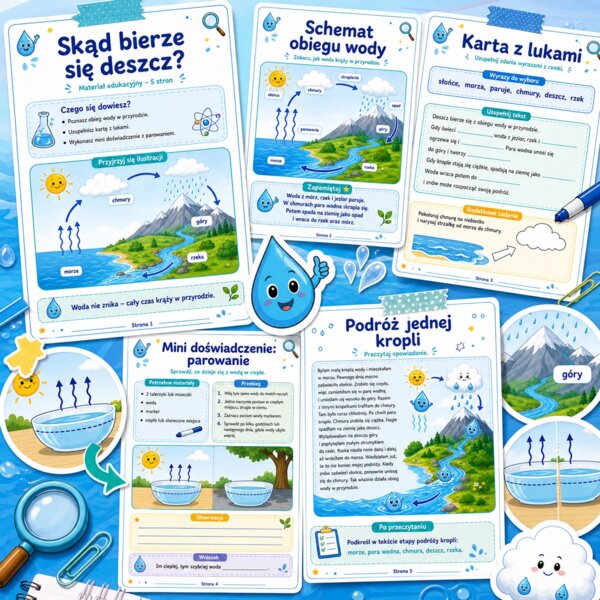 Skąd bierze się deszcz?
