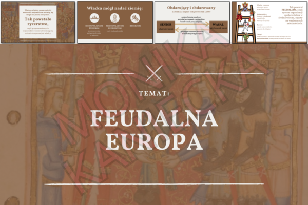 Feudalna Europa - prezentacja historia klasa 5