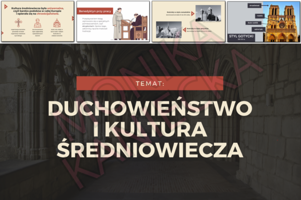 Duchowieństwo i kultura średniowiecza - historia klasa 5 prezentacja