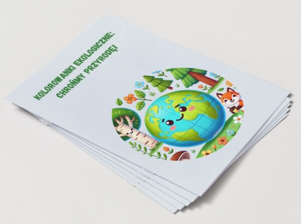 Kolorowanki ekologiczne - drzewa i lasy - zwierzęta - kwiaty - ekosystemy - recykling - ziemia