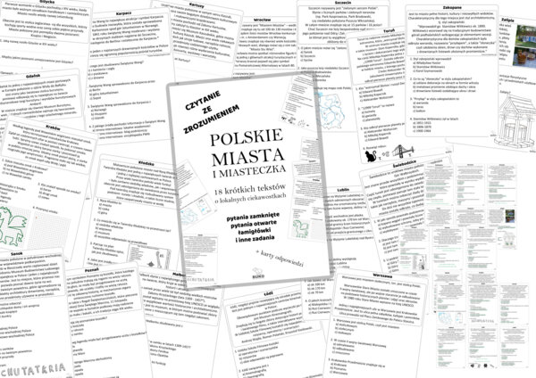 CZYTANIE ZE ZROZUMIENIEM. POLSKIE MIASTA I MIASTECZKA