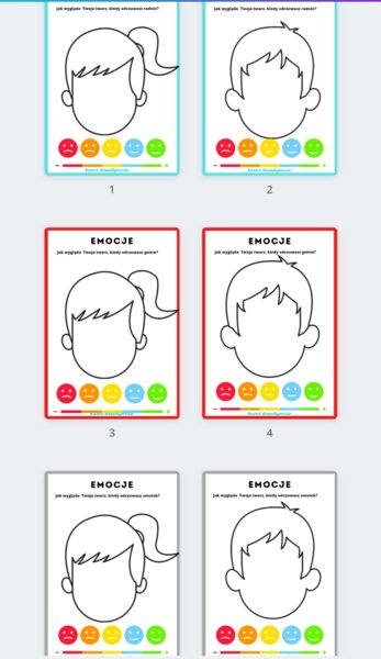 Emocje - twarze