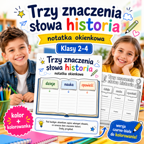 Trzy znaczenia słowa historia