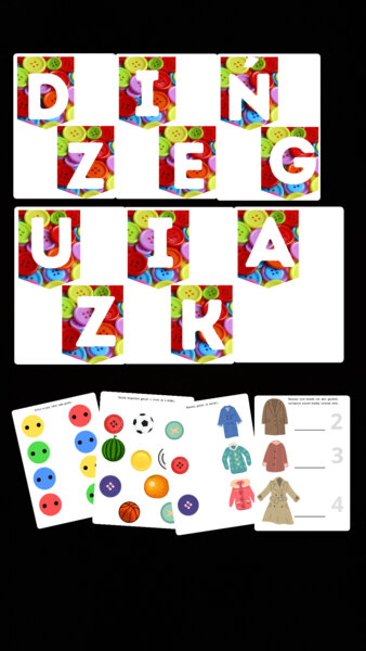 DZIEŃ GUZIKA 12 grudnia materiały