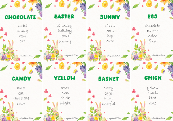 Easter (Wielkanoc) gra Taboo /68 kart