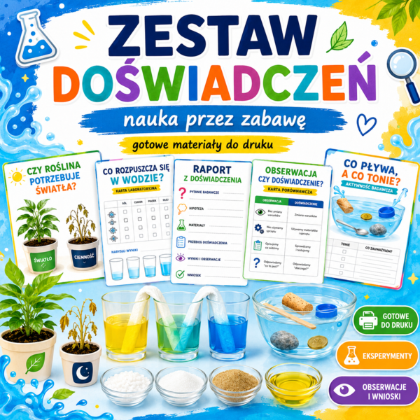 Odkrywaj, eksperymentuj i ucz przez działanie