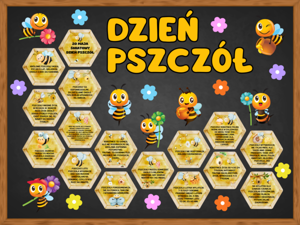 GAZETKA Z OKAZJI DNIA PSZCZÓŁ – MATERIAŁ DO DRUKU
