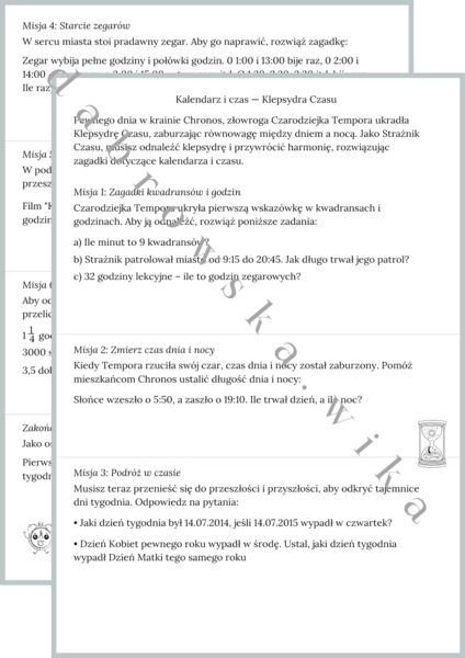 Kalendarz i czas - Klepsydra Czasu