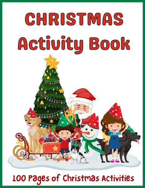 Christmas Activity Book 100 pages