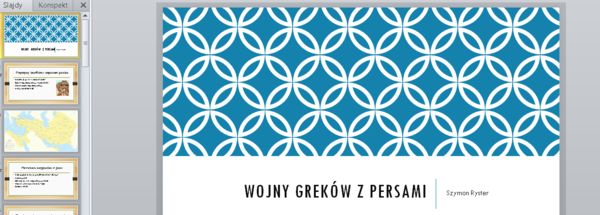 Wojny Greków z Persami - prezentacja